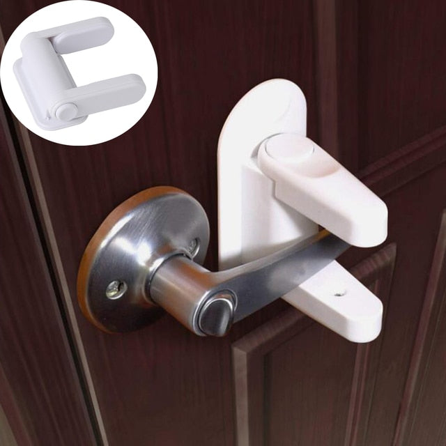 Door Lever Safety Lock