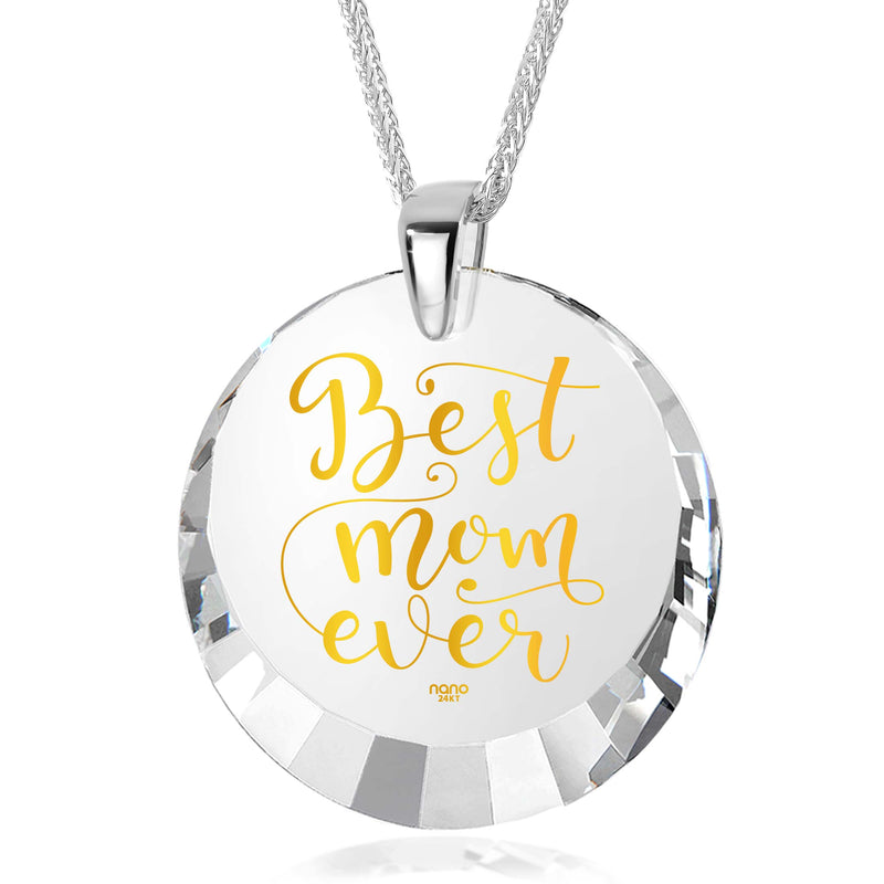 Best Mom Silver Necklace