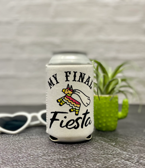 Final Fiesta & Let's Get Smashed Bachelorette Party Can Coolers