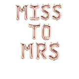 She Said YES Rose Gold 16" Balloon Banner | Multiple phrases!