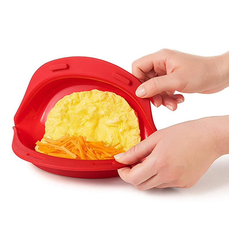 Microwave Oven Silicone Omelette Mold Tool