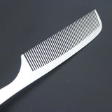 Stainless Steel Silver Barber Comb